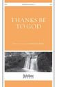 Thanks Be to God SATB choral sheet music cover
